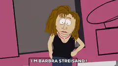 Barbra Streisand cartoon character