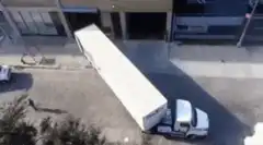 FedEx truck parallel parking