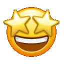 Star Eyes Emoji Laughing and Shocked