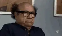 Danny DeVito disappointed face