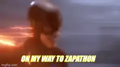 The Flash running on my way to Zapathon