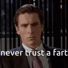 Christian Bale never trust a fart
