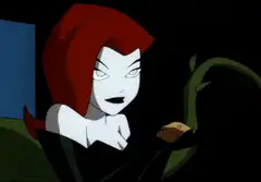 Poison Ivy eats a cookie