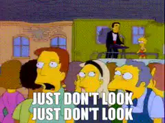 Simpsons crowd just don't look