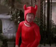 David Hamlin devil costume wave