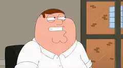 Peter Griffin talking and laughing