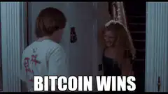 Bitcoin Wins Doorway Kiss
