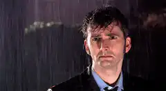 David Tennant crying in the rain