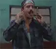 Man shouting WAAS ZAPPEN ZAPPING