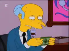 Mr. Burns pays Fidel Castro