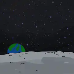 Zeekcoin on the moon