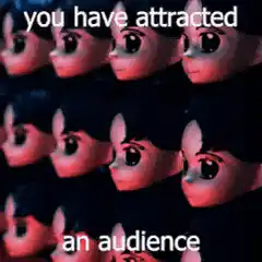 you have attracted an audience
