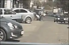 Couple making out in car