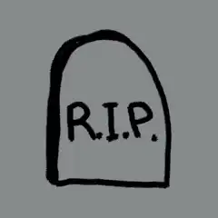 RIP tombstone drawing