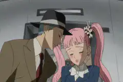 Blue-haired man asks pink-haired girl to be tied up