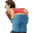 pixel man pulling down pants