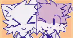 pixel art couple kissing