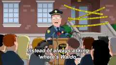 Police Chief Wally's Where's Waldo