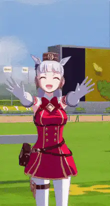 horse girl jumps into sky
