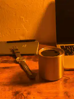 coffee cup on desk