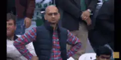 Sourav Ganguly hands on hips