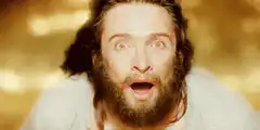 Hugh Jackman Jesus face