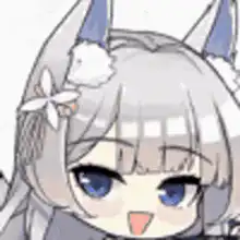 Shiroko chibi head bob