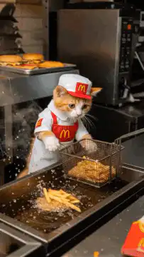 McDonald's cat fries