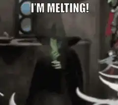 Wicked Witch of the West melting