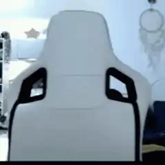 Girl spins in gaming chair