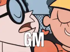 Good Morning GM Cartoon GIF
