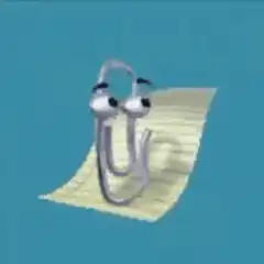 Clippy the Paperclip Waving