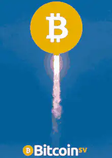 Bitcoin SV rocket launch