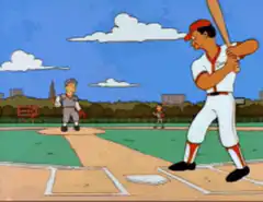 Strawberry hits a home run