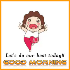 Good Morning Cartoon Character