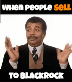 Neil deGrasse Tyson shrugs when people sell to Blackrock