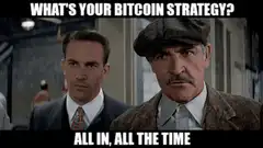 What's your bitcoin strategy all in all the time