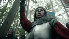 King shouting in the forest
