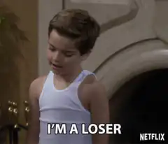 Young boy sad loser meme