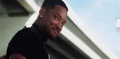 Will Smith pointing and yelling