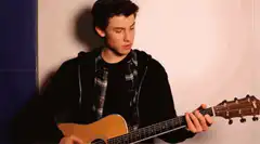 Shawn Mendes throws guitar