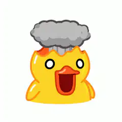 Rubber duck exploding and recovering