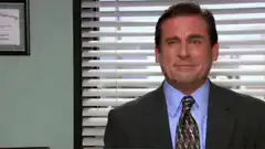 Michael Scott awkward wave