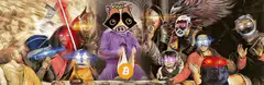 Last Supper with various meme heads