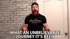 Man says what an unbelievable journey it's been