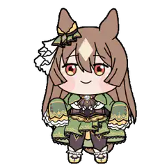 chibi horse girl dancing