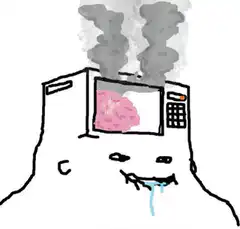 microwave brain meme