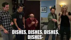Dishes, dishes, dishes, dishes
