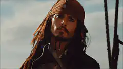 Jack Sparrow gestures with hand