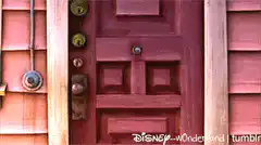 Carl Fredricksen opens his door